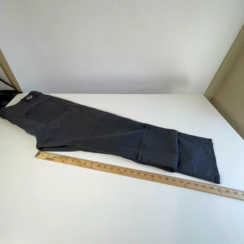 Dockers High Rise Straight Fit Denim‎ Jeans Mens 36 Dark Gray Zip Fly 5-Pockets - Picture 6 of 15